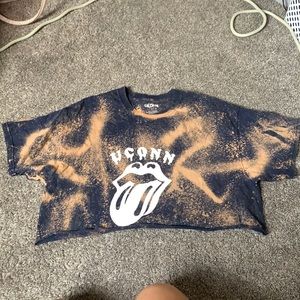 UCONN Tailgate Cropped Shirt